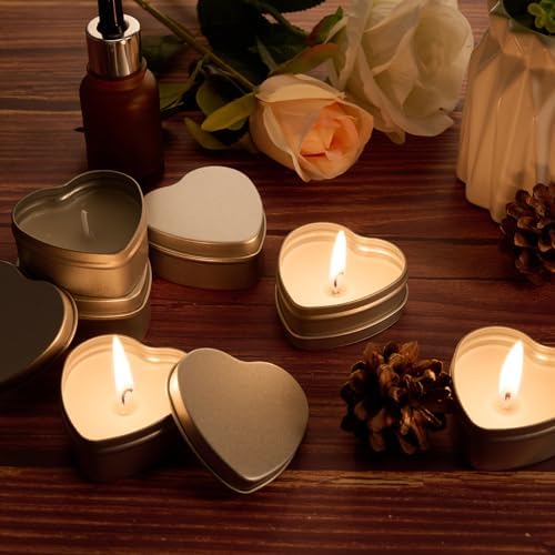 Treela 30 Sets Heart Shaped Candle Wedding Favors - Image 5