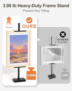 Adjustable Tabletop Easel Stand, 29" H Black 2 Pack - Image 4