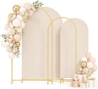 2 Pack Arch Backdrop Stand (7.2FT/6FT), Metal Arch Frame Stand with Cover by Bbteroiu