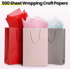 Yahenda 500 Sheets 25 Color Gift Bags Tissue Paper Bulk Art Craft Wrapping Tissue Paper for Decorative DIY Flowers Birthday Festival Gift Wrap (26 x 20 Inch) - Image 5