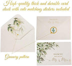 VNS Creations 100 Thick & Sturdy Blank Wedding Thank You Cards 4x6 Inches - Image 2