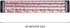 WRAPAHOLIC 30 Inch Christmas Wrapping Paper Roll - Jumbo Roll Rose Gold Santa, Snowflakes and Reindeer Holiday Collection with Metallic Foil Shine - 4 Rolls - 30 Inch x 120 Inch Per Roll - Image 2
