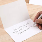 25psc Foldable Flower Thank You Cards and Wishes Card Set, White Kraft Envelopes with Seals, Suitable for Bridal Shower Baby Shower (100pcs Thank You Card Set one) - Image 3