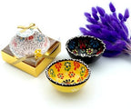 Wedding Favors for Guests Bulk,Bridal Shower Favors for Guest,Set of Ceramic Bowls in Gold Box, Baby Shower Favors Bulk, Mexico Wedding Favors, Mexican Style Gift (Multi Color, Set of 30) - Image 5