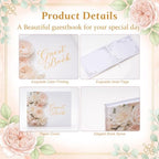 Wedding Guest Book Pink Roses Photo Guestbook - Image 4