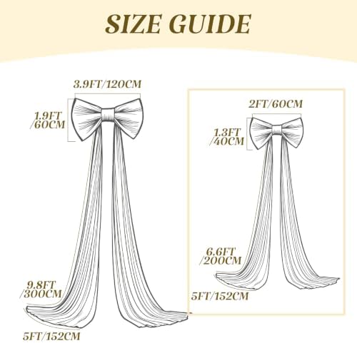 Large Blue Bow Decor, 24x16x79 Inches Big Silky Ribbon Bows for Room Wall Door Decorations Oversized Coquette Stain Bow Party Decorations for Birthday Bridal Baby Shower Wedding Photo Booth Backdrop - Image 6