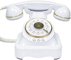 Audio Guest Book Wedding Phone with One-Touch Playback & Adjustable Volume for Wedding, Anniversary, Birthday Parties, Baby Shower(White A) by FiayaComVintageTelephone
