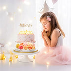 NPPLUS 2 Pcs Round Acrylic Cake Stand with Lid, Clear Fillable Cake Tier - Image 4