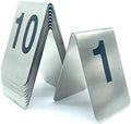 Large Stackable Tent Style Metal Place Cards. by TRUEWON