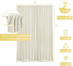 Beige Backdrop Curtain for Wedding Parties Wrinkle Free Ivory Photo Curtains Backdrop Drapes Fabric Decoration for Baby Shower Photoshoot 5ft x 7ft,2 Panels - Image 4