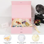 Small Gift Boxes with Lids for Presents Pink Gift Box 5 Pack 9.5X7X4 Inch - Image 2