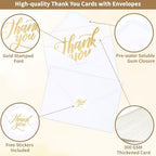 600 PCS Thank You Cards with Envelopes and Stickers, 3.5 x 5 Inch - Image 3