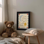 Vintage Framed Colorful Kids Quotes Motivational Wall Art 08x10 inch HOW WONDERFUL LIFE IS NOW YOU'RE IN THE WORLD Poster Cute Moon And Stars Canvas Prints Nursery Classroom Wall Decor - Image 3