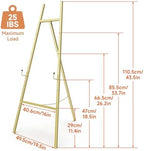 Gold Easel Stand for Sign, Heavy Duty Display Easel for Wedding & Poster - Image 6