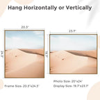 20x24 Metal Picture Frame, Aluminum Poster Frame with Real Glass, Bronze - Image 2