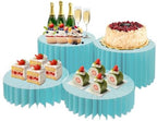 4 Pcs Foldable Buffet Risers - Cake Display Stand by Unknown