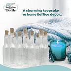 Plastic Bottles & Corks for Bottle Message Invitations, Announcements, DIY Craft, Party Favors & Sand Art - Clear Plastic (160 Bottles & Corks) - Image 7