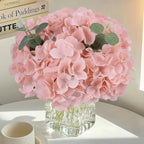 AVIVIHO 65pcs Fake Flowers Blush Hydrangea Artificial Flowers Bulk (Not Squished, No Steaming Need) Silk Flowers with Stems for Wedding Decor,Home,Baby Shower,Table Centerpieces Decoration - Image 6