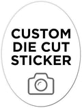 50 Oval Custom Die Cut Stickers 3" x 4" for Laptops, Windows, Cell Phones, Cars. Upload Your own Image, Logo, or Design… by Oliver%27s+Labels