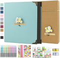 Vienrose DIY Scrapbook Photo Album Kit,12x12 Inch,60 Pages,Light Green by Vienrose