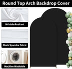 2 Pack Arch Backdrop Stand and Cover Set (7.2FT/6FT), Balloon Arch Stand - Image 5