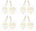 joycraft Wedding Tags, 50Pcs 2.5 in Gold Foil Thank You Tags with String (Pack of 4) by joycraft