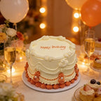 NICE PURCHASE Realistic Fake Birthday Cake Fake Food Bakery Shop Display Model Party Decoration Pro Cake Faux Replica Wedding Gift Home Decor(6 inch wide & style G) - Image 2