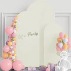 Arch Backdrop Cover Stretchy Backdrop (Beige, 4+5+6FT) - Image 5