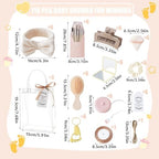 116Pcs Baby Shower Prizes Game Winners Favors Gifts Set (Beige) - Image 2