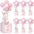 6 Sets Pink Silly Goose Birthday Decoration 15.7 Inch Soft Silly Goose Table Centerpiece Stuffed Animals with Balloon Boxes Hat Geese Plushies Table Decor for Birthday Party Favors by Unknown