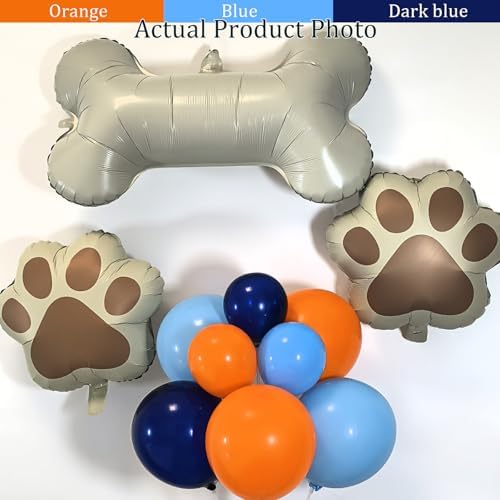 Orange and Blue Balloon Arch Kit Dog Balloon Arch Royal Light Blue Balloons (Pack of 2) - Image 3