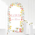 Love in Bloom Bridal Shower Arch Backdrop Cover 7.2FT by CORNERLACE