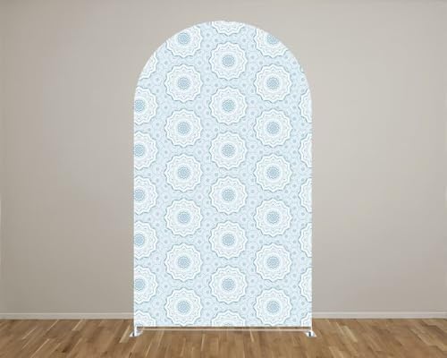 Blueberry Arch Backdrop Cover for Birthday Baby Shower Wedding Party Decoration,Elastic Fabric Background (Width=35"(90cm),Height=72"(180cm),GUS-Arch-GX-899) - Image 2