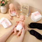 37 Pcs Baby Shower Diaper Changing Game Supplies, Elegant - Image 4
