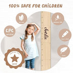 Custom Name Wood Height Chart for Kids Wall Measurement - Image 5