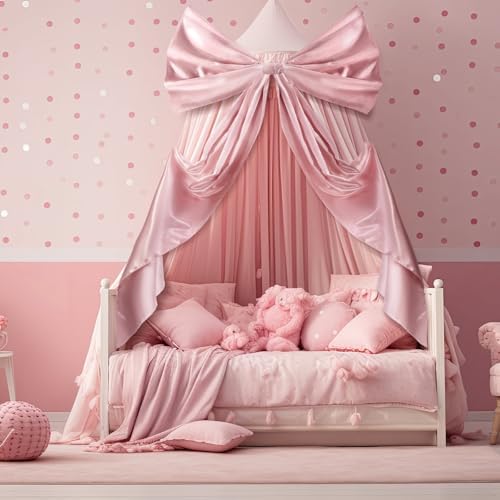 Wavwavw Giant Bow Big Wall Decor, Rouge Color, Satin, Weeding - Image 6
