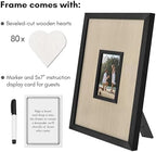 Americanflat 12x16 Shadow Box Frame - Matted to 4x6 - Black - Image 3