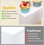 8 Pcs Acrylic Buffet Risers, Table Food Display Stands for Dessert Cupcake - Image 5