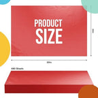 Party Solids Red Tissue Paper for Gift Bags 20" X 30" 480 Sheets - Image 2