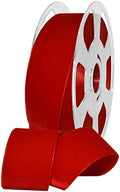 Morex Ribbon Nylvalour Velvet Ribbon, Nylon, 1 1/2 inches by 11 Yards, Rouge, Item 01240/10-629, 1-1/2" by 11 yd by MorexRibbon