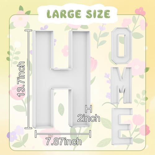 Home Cardboard Letters for Housewarming Party Decorations, 13.7 Inch Charcuterie Letters Fillable Paper Mache Letter Trays for House Warming Decoration Party, Charcuterie Letter Fillable for New Home - Image 3