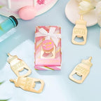 18 Pack Bottle Opener for Baby Shower Favors, Baby Shower Party Return Gifts for Guest, Poppin Bottles Openers with Exquisite Gifts Box Used for Baby Party Souvenirs (Pink-Baby Bottle) - Image 7