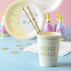 Twinkle Twinkle Baby Shower 129 Pc Party Kit - Plates, Napkins, Guest Bk, Cups & Baby Shower Games (16 Guests) Party Supplies Tableware Decor - Image 4