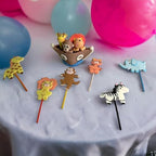 Noah's Ark Cake Toppers Set: Flat figurines cupcake topperes and Centerpiece for Party Decorations - Birthday Party Baby Shower - Animal theme party - Image 2