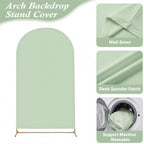 Arttown 7.2FT Arch Backdrop Stand and Green Arch Cover Set - Image 3