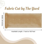 35 Yard Organza Fabric 44" Wide for Wedding Event Décor - Champagne Gold - Image 2