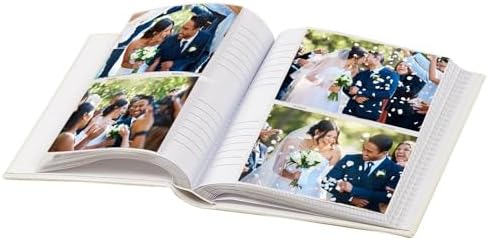 Personalized Wedding Photo Album, Custom Engraved Picture Album, Holds 200 4" x 6" Photos, Leatherette and Laser Engraved Scrapbook, Our Wedding - Image 3