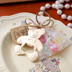 Bottle Openers Baby Shower Return Favors for Guests Cute Bottle Opener Decorations and Souvenirs with Organza Bags Tags for Theme Party Favors (Retro Style,73 pieces) (Teddy bear) - Image 7