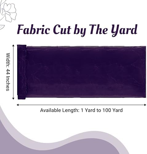 75 Yard Organza Fabric 44" Wide for Wedding Event Décor - Cadbury Purple - Image 2