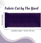 15 Yard Organza Fabric 44" Wide for Wedding Event Décor - Cadbury Purple - Image 2